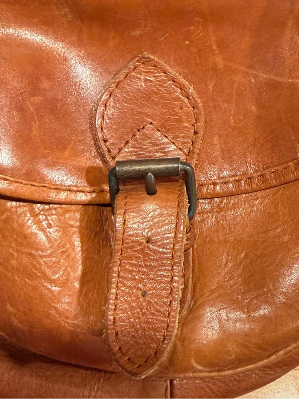 Premium Tan Leather Backpack -‎ Classic Casual Carry